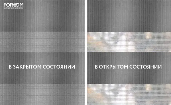 Рулонные шторы день-ночь на проём Бейсик Антрацит