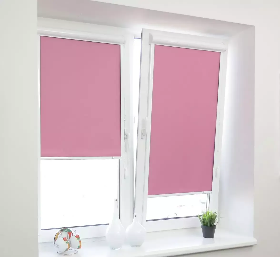 Рулонные шторы кассетные (Uni) Жемчуг 33 Розовый